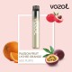 Vozol Neon 800 Vape μιας χρήσης 2ml 2% mg 800 puffs Passion Fruit Lychee Orange